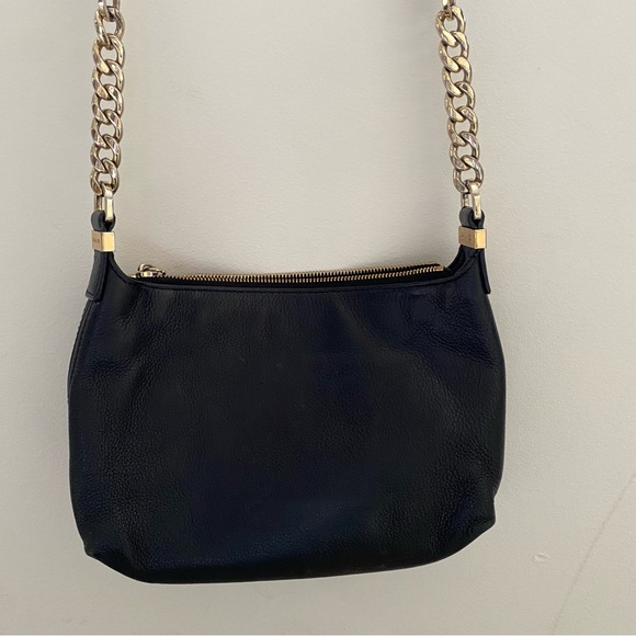 Michael Kors Black Crossbody Bag with Gold Accents - Picture 5 of 8